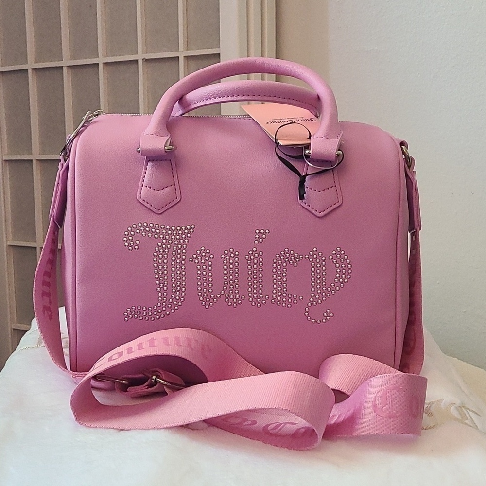 NWT Juicy Couture Fondant Pink obsession Satchel